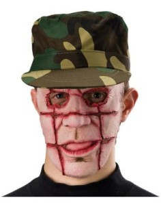 Cicatrici Insanguinate In Lattice Maschera Halloween