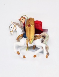 Addobbo Albero Di Natale Principe A Cavallo Cenerentola