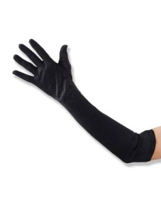 Guanti Neri In Tessuto...