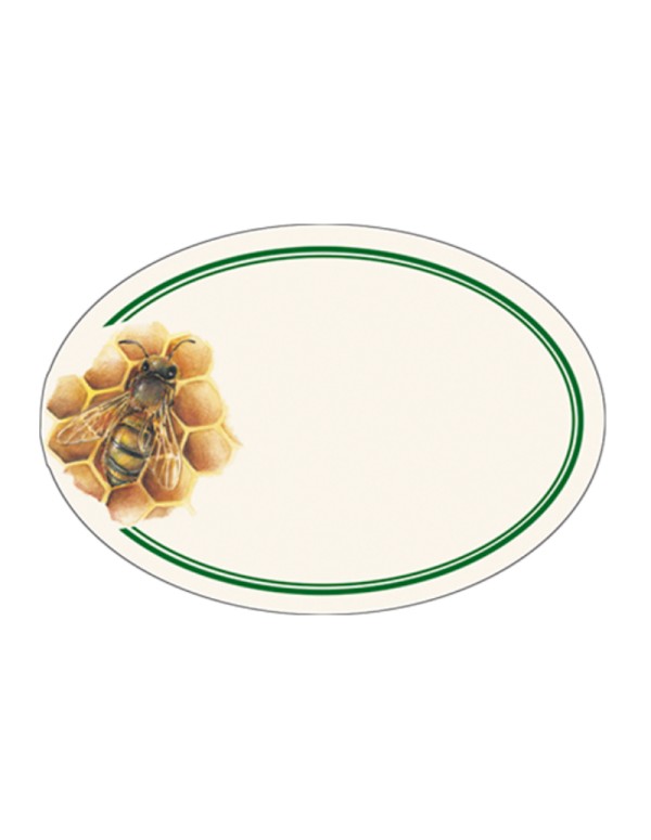 Set 6pz Etichette Adesive Per Confetture Fantasia Miele