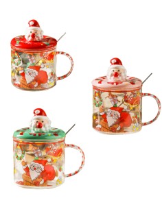 Father Christmas Glass...