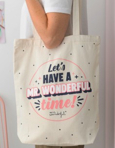 Borsa Shopper In Tela Let's...