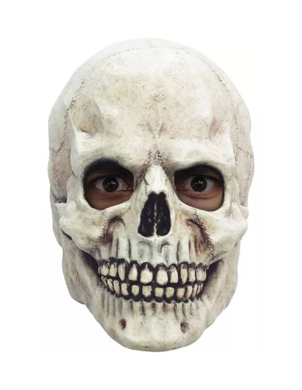 White Skull Halloween Mask