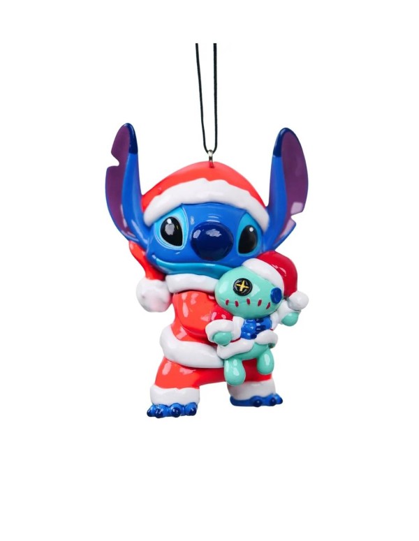 Addobbo Albero Di Natale Disney Stitch Con Scrump 3D