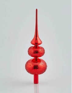 Red Glass Christmas Tree...