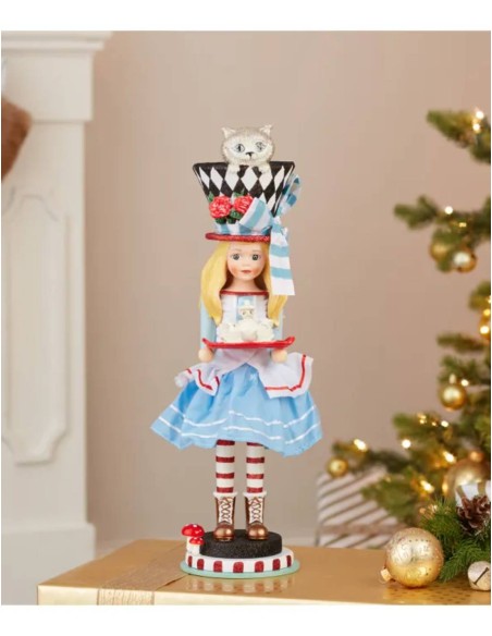 Addobbo Di Natale Disney Schiaccianoci Alice Nel Paese Delle Meraviglie 49cm