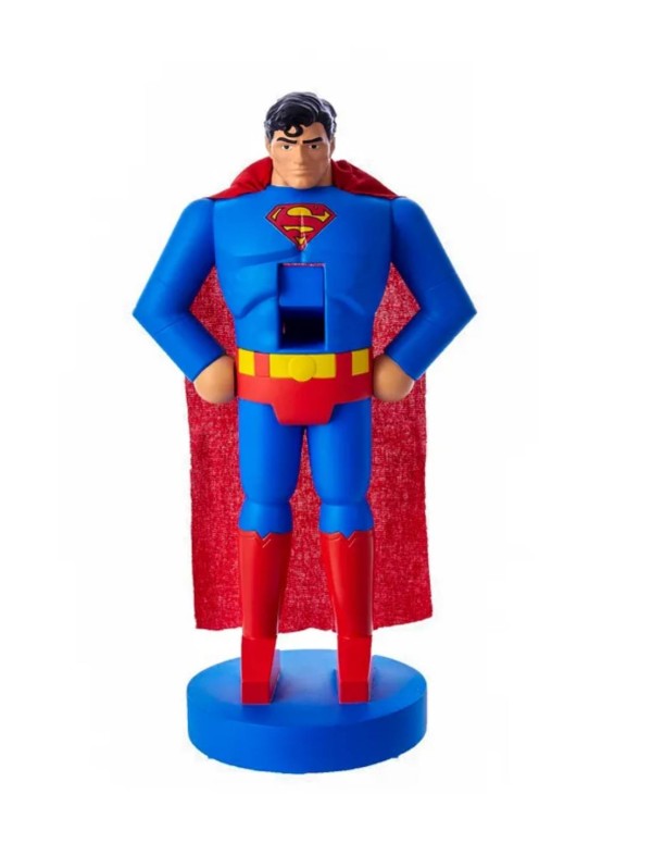 DC Comics Superman Nutcracker Wood Christmas Decoration