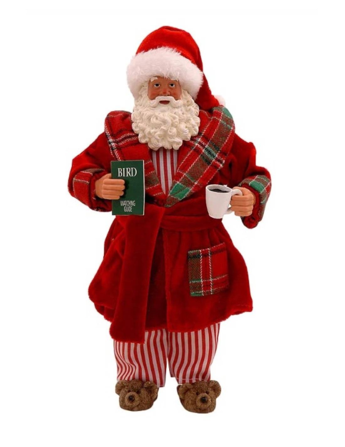 Santa claus in pajamas hotsell
