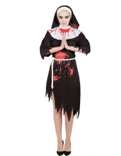 Bloody Nun Woman Halloween...