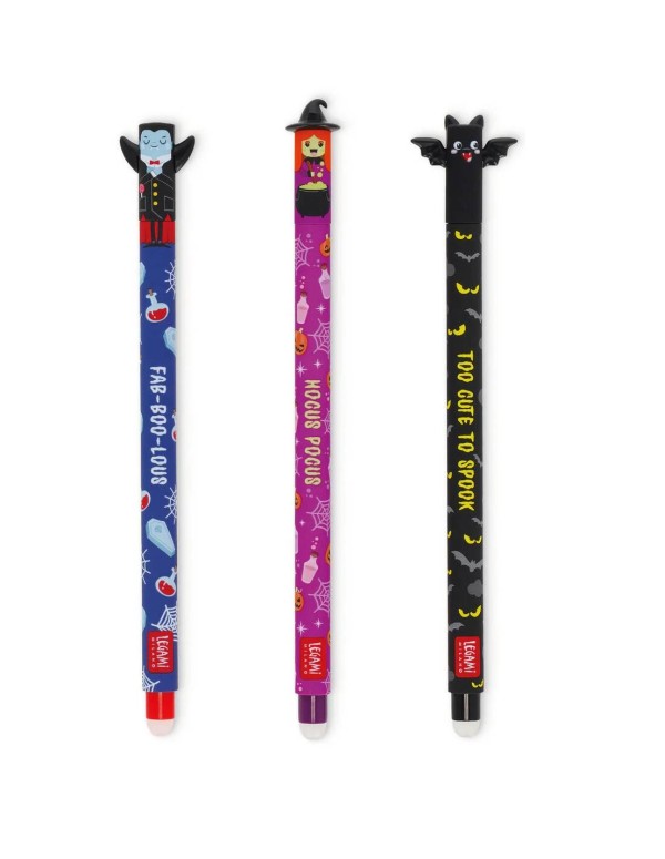 Halloween Erasable Pen Set Of 3