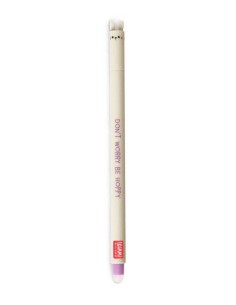 Purple Erasable Gel Pen Legami Don't Worry Be Hoppy Rabbit