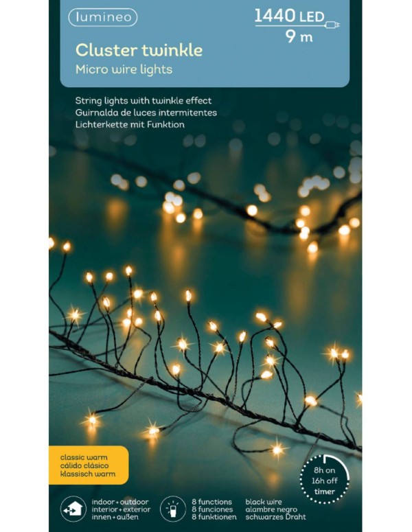 Serie Di Luci Natale Micro Cluster...