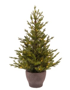 Christmas Tree 90 cm Norway With Base And MicroLed