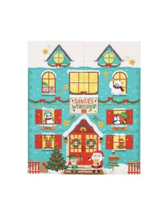 Christmas Decoration House Of Gingerbread And Candies With Numbers