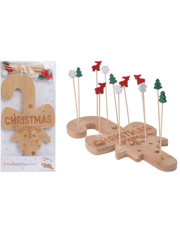 Tagliere In Bamboo Natale