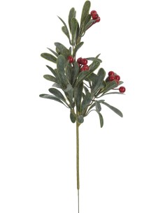 Ramo Con Bacche Rosse 38cm