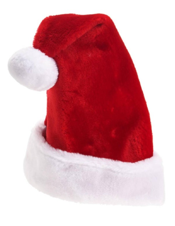 Accessorio Di Natale Cappello Di Babbo Natale Rosso 40cm