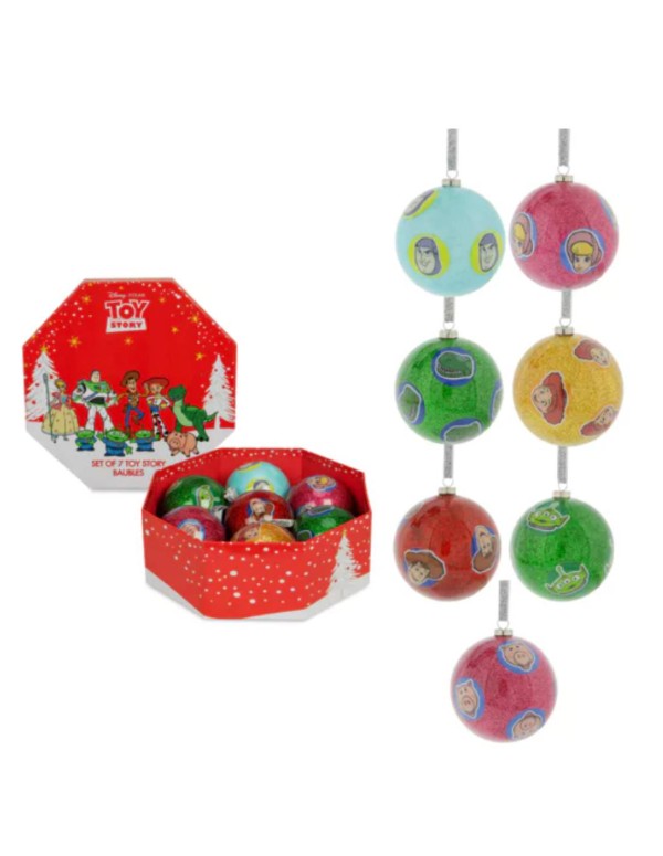 Toy Story Christmas Baubles Set Of 7