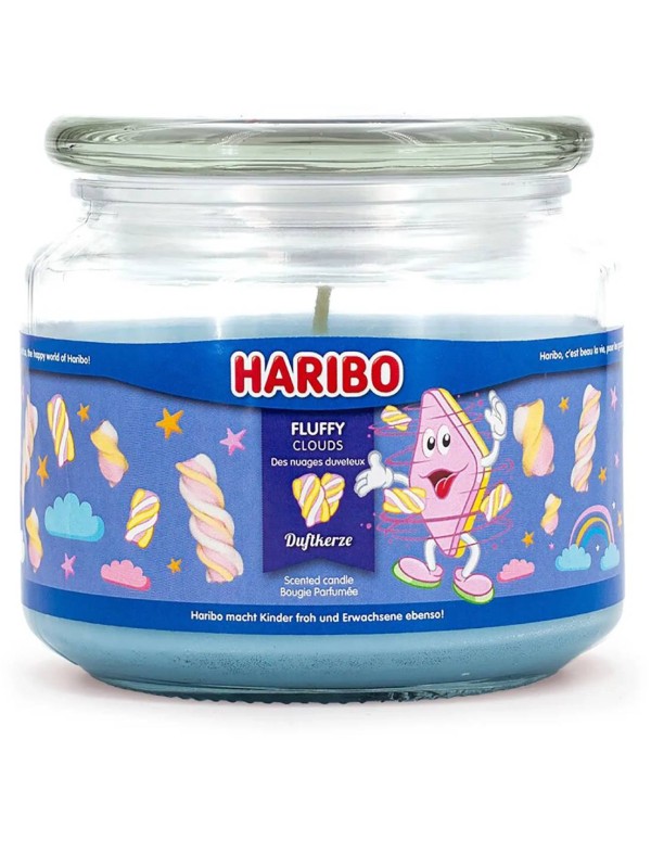 Candela Profumata In Vetro Haribo 300gr - Fluffy Clouds
