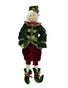 Elf Christmas Decoration 39cm