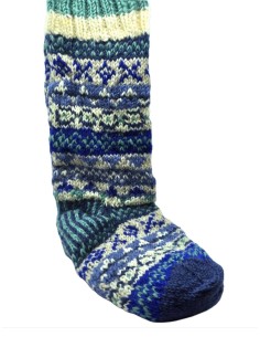 Calza Epifania In Lana Denim