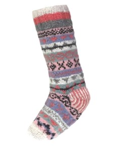 Calza Epifania In Lana Rosa...