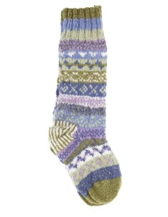 Calza Epifania In Lana Oliva