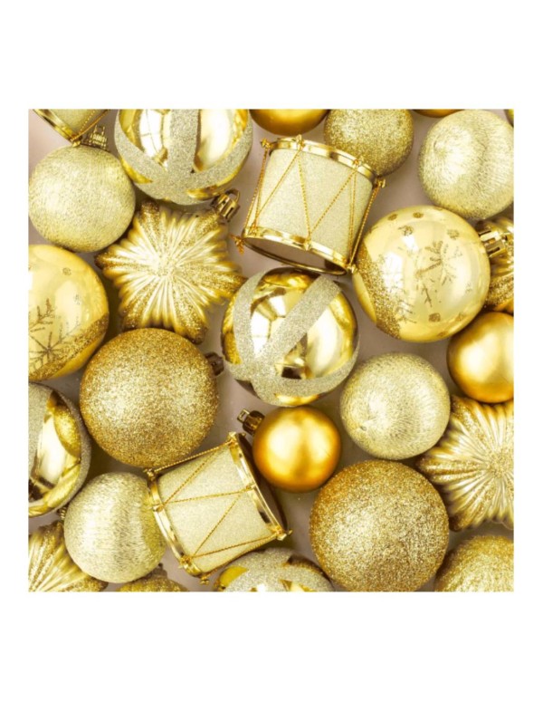 Tovaglioli Di Carta Natalizi Decorazioni Dorate 33cm 20pz