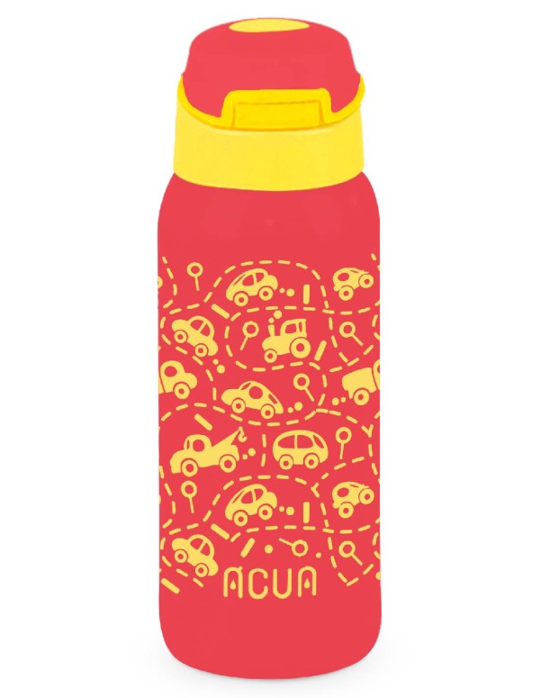 Borraccia Termica In Acciaio Inox Acua Kids Macchine 350ml