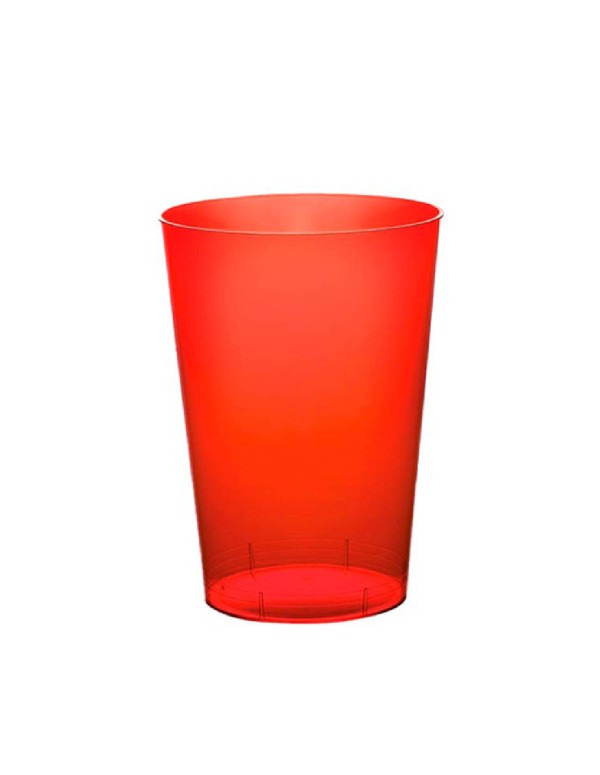 Bicchieri Rossi Trasparenti 250ml 25pz