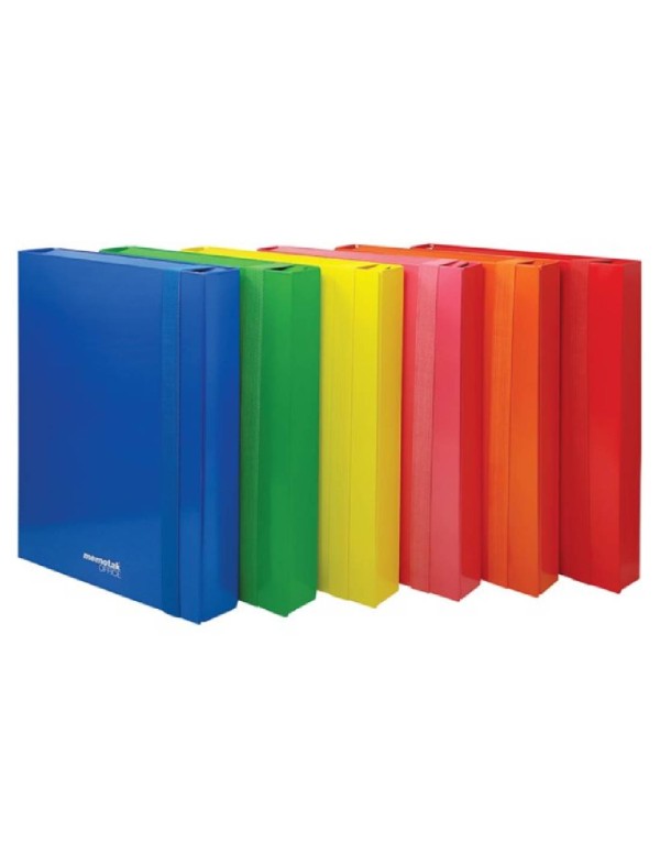 Cartella Con Elastico Dorso 3 Memotak Office 35x25cm
