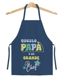 Grembiule Cucina Blu Dedica...