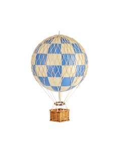 Mongolfiera Check Blue...