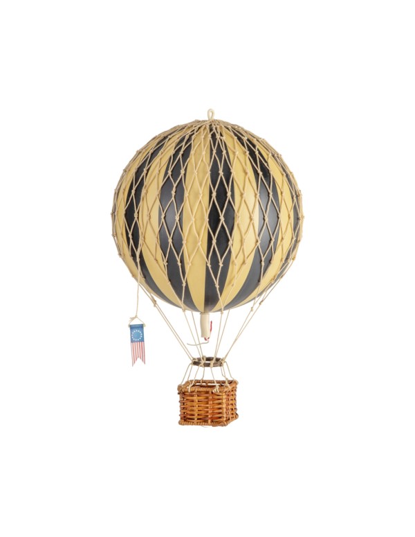 Mongolfiera Black E Avorio Accessorio Cameretta 30cm