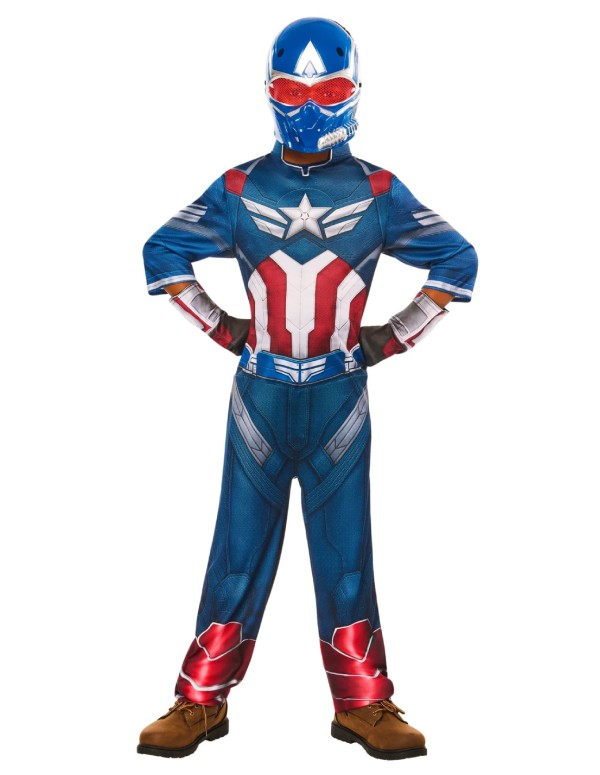 Costume Di Carnevale Bambino Vestito Capitan America Marvel