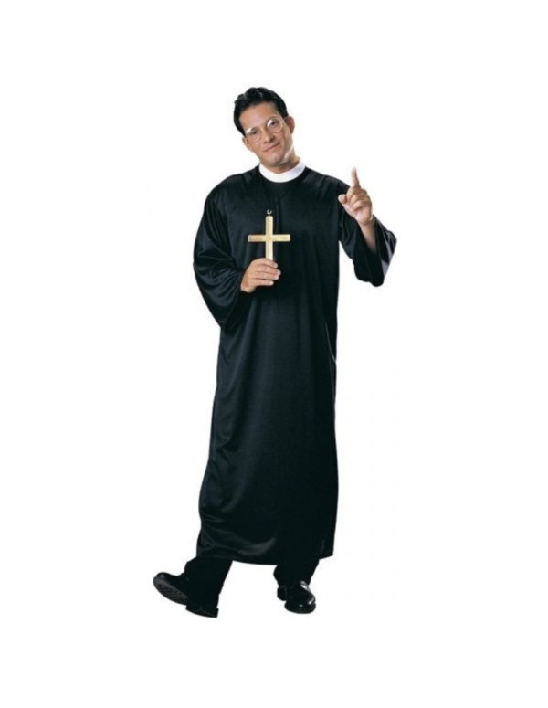 Costume Di Carnevale Adulto Vestito Prete