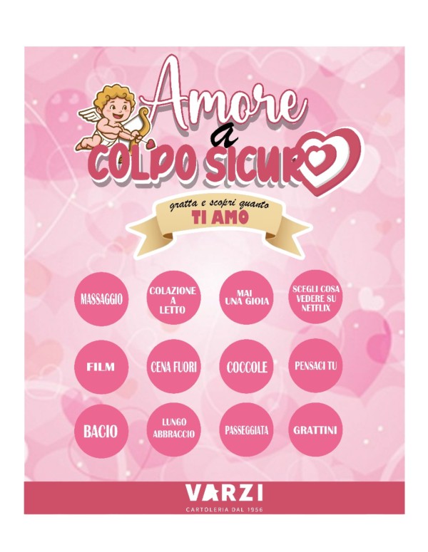 Valentine's Day Greeting Card Scratch And Discover Love For Sure