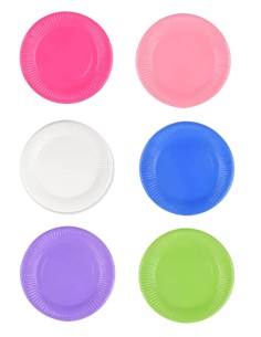 Flat Paper Plates 23cm 20pcs