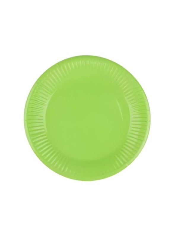 Piatti Piani Di Carta Monocolore 18cm 20pz