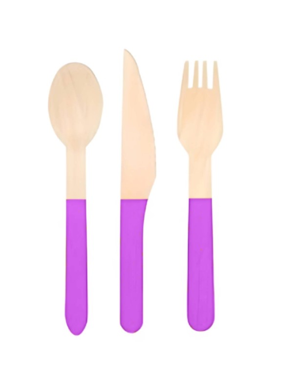 Posate In Betulla Mista 16cm 12pz