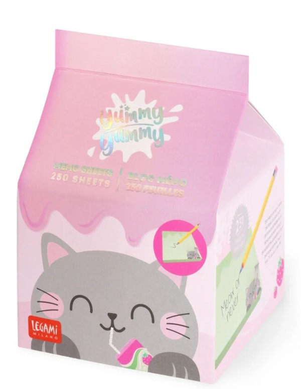 Blocchetto Memo Yummy Yummy Kitty 250 Fogli Legami