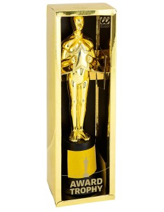Trofeo Oscar Hollywood In Plastica 20cm