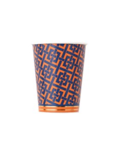 Blue and Orange Paper Cups...