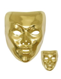 Gold Carnival Mask