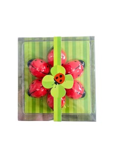Set Candele Coccinella 6pz