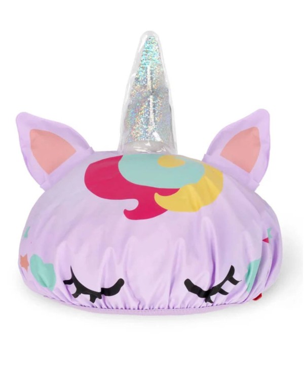 Shower Cap The Show Must Go On Unicorn Ties