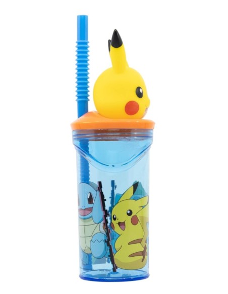 Pikachu 3D Tumbler With Straw 360ml
