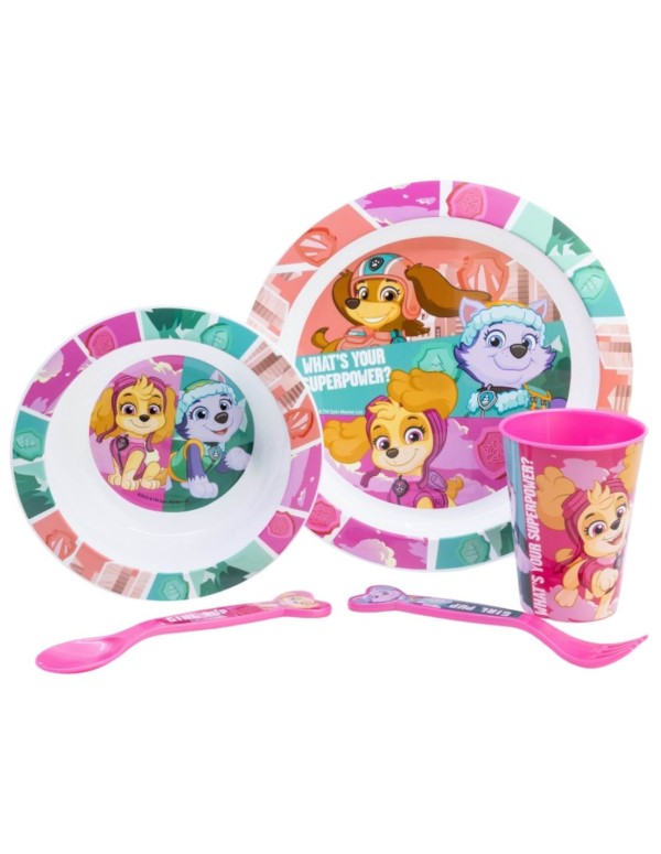 Set Pappa Per Bambini Paw Patrol 5pz