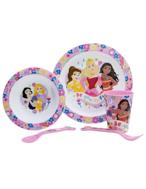 Set Pappa Per Bambini Disney Principesse 5pz