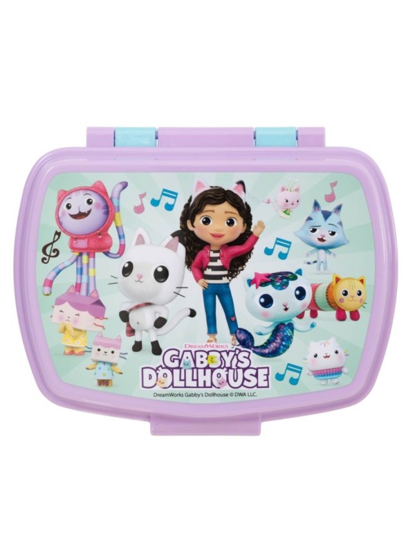 Porta Pranzo In Plastica Gabby's Dollhouse 17cm